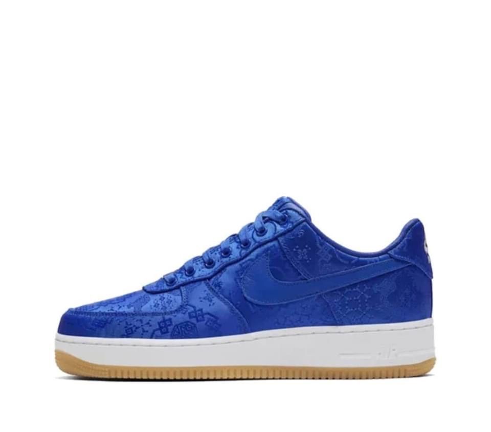 Air Force 1 CLOT Blue Silk