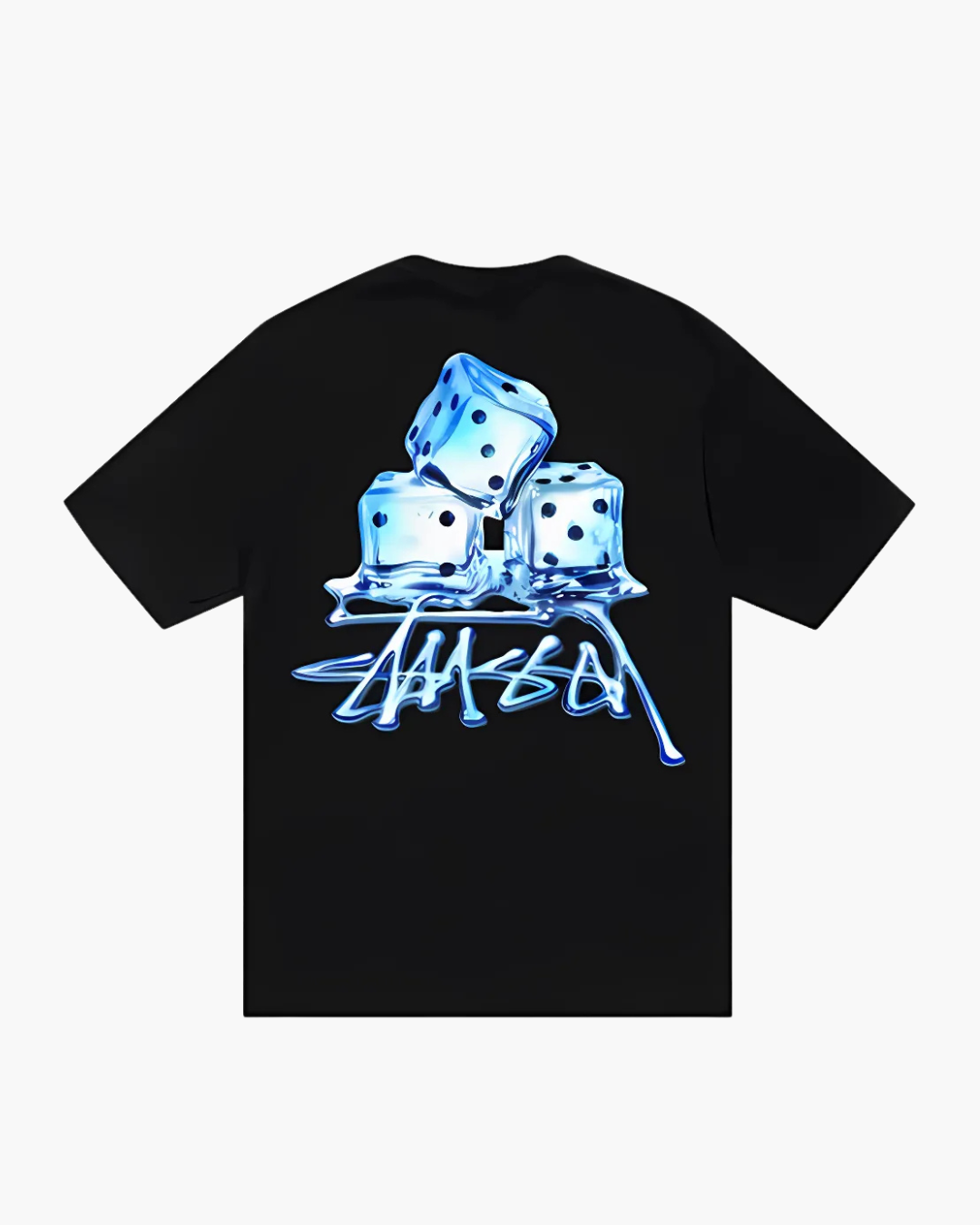 Stussy Melted Tee Black