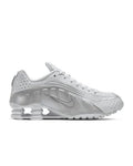 Nike Shox R4 White Metallic Silver