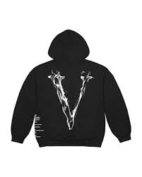 pop smoke x Vlone faith hoodie black