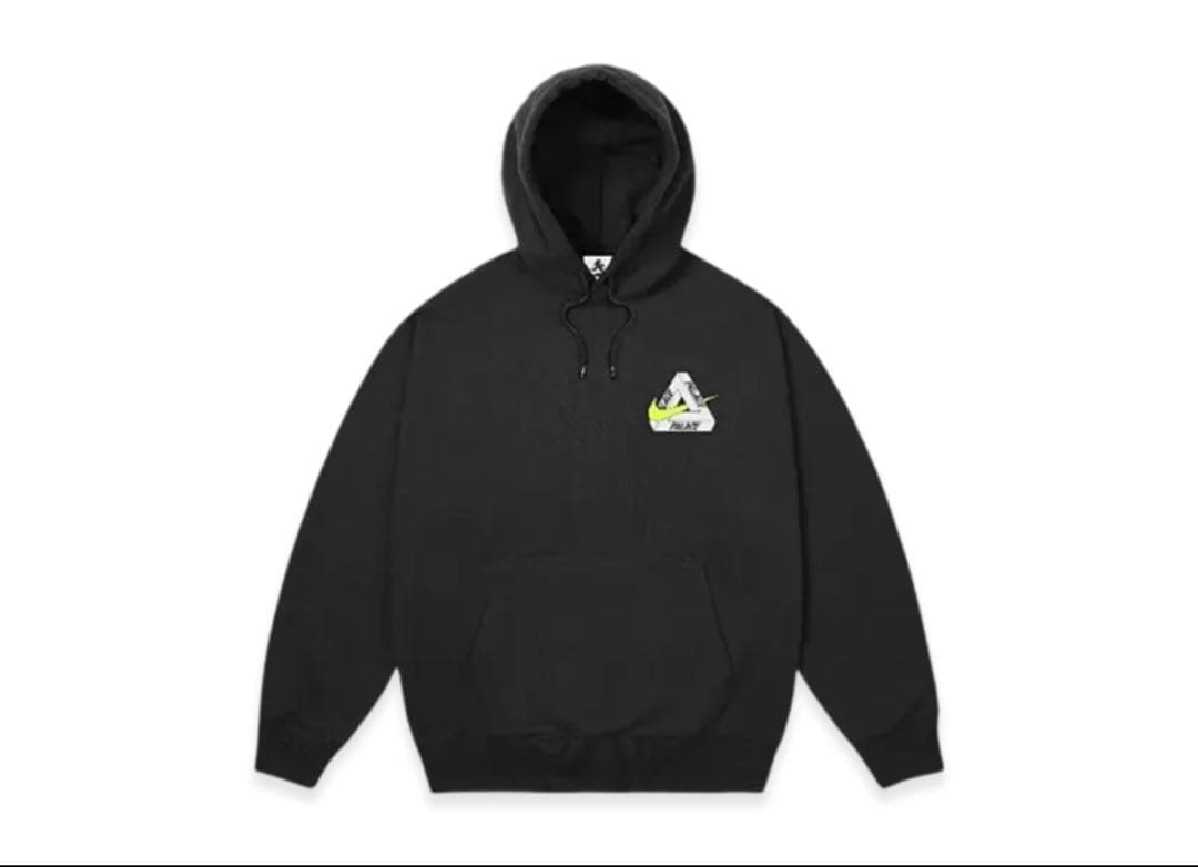 Palace x nike tri swoosh hood black