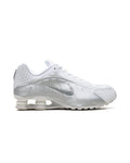 Nike Shox R4 White Metallic Silver