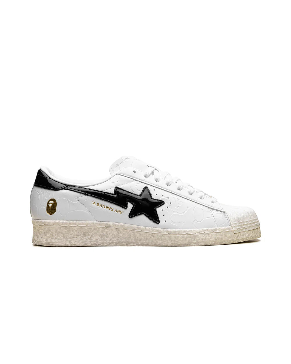 Adidas Superstar Vintage Bape White Black