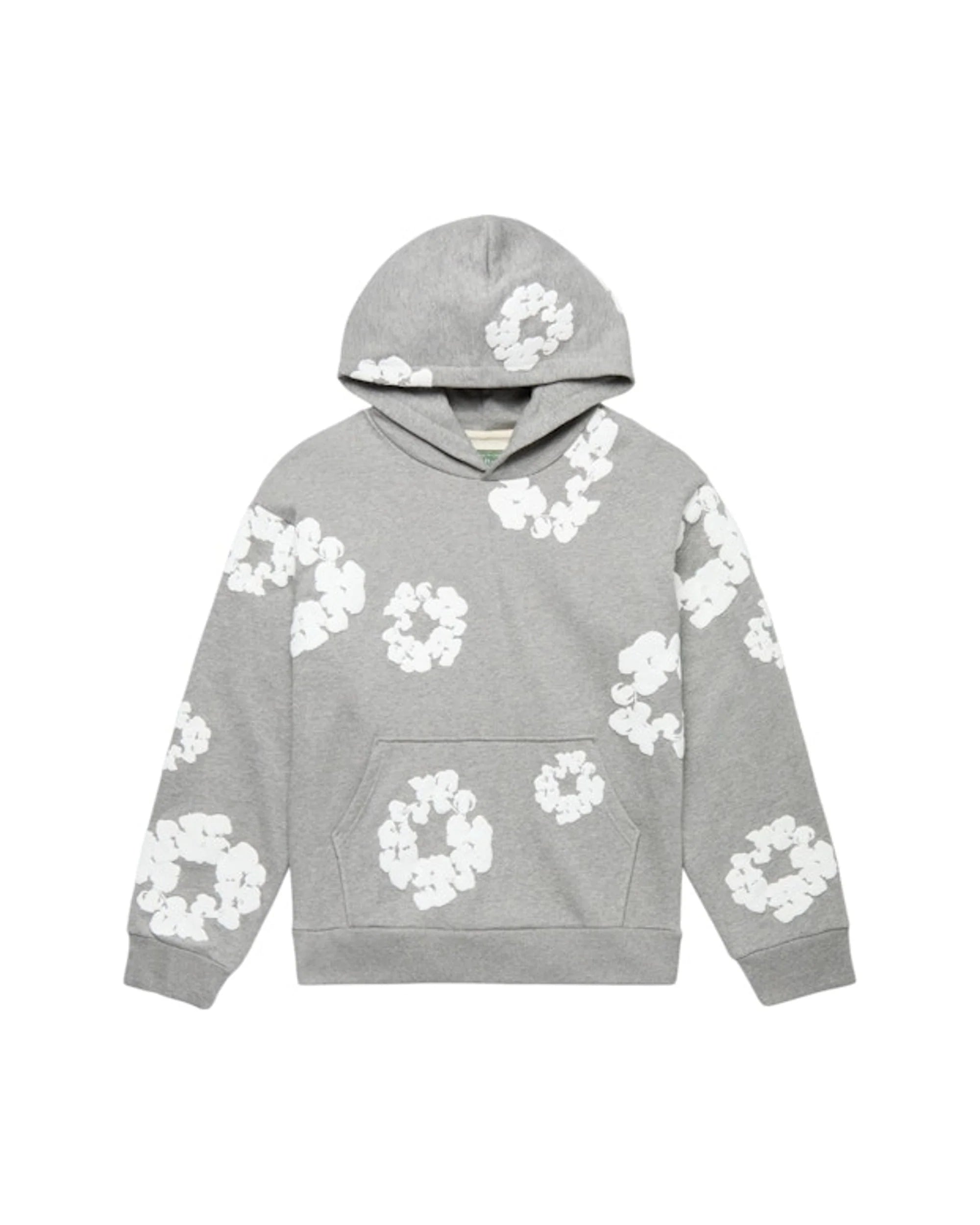 Denim Tears the cotton wreath hoodie grey