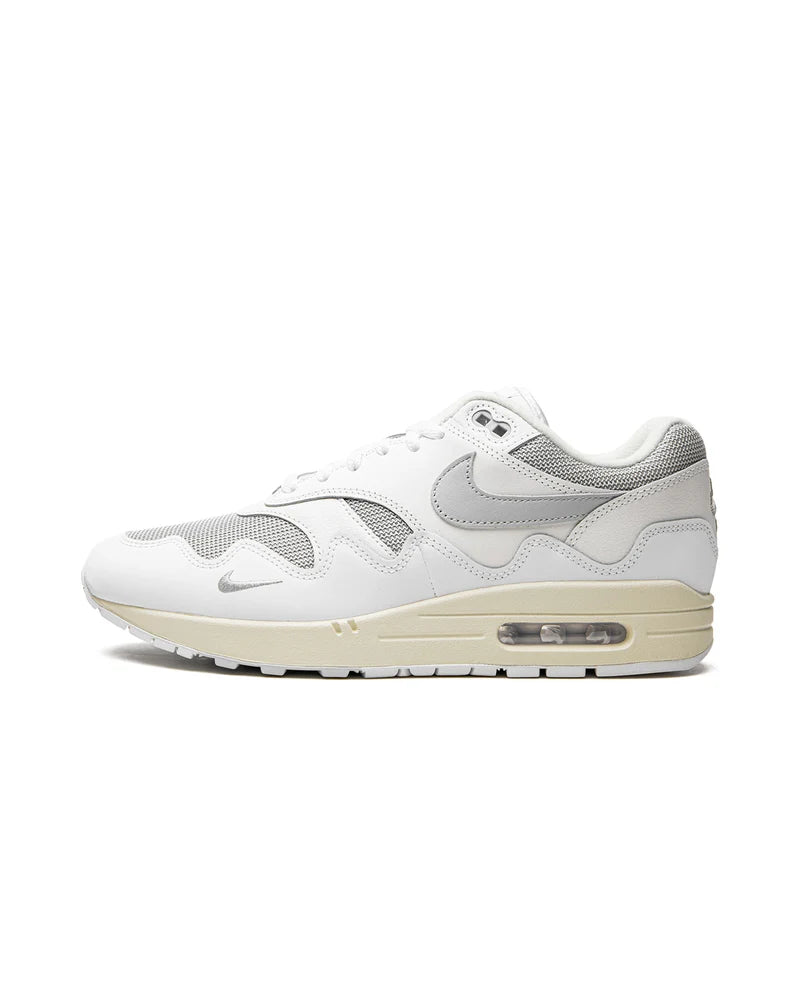 Air Max 1 Patta Waves White Silver