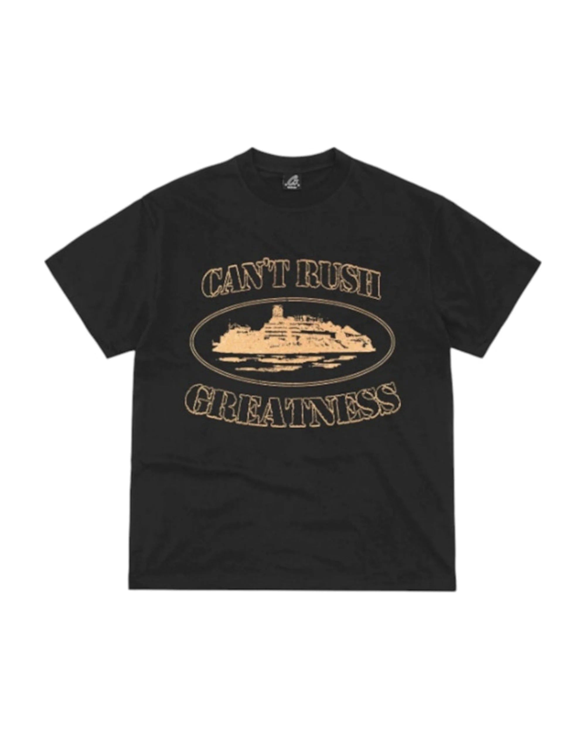 Corteiz x cental cee can't rush greatness tee black