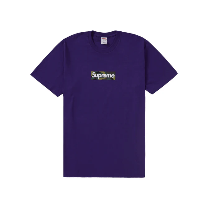 Supreme Box Logo Tee Purple